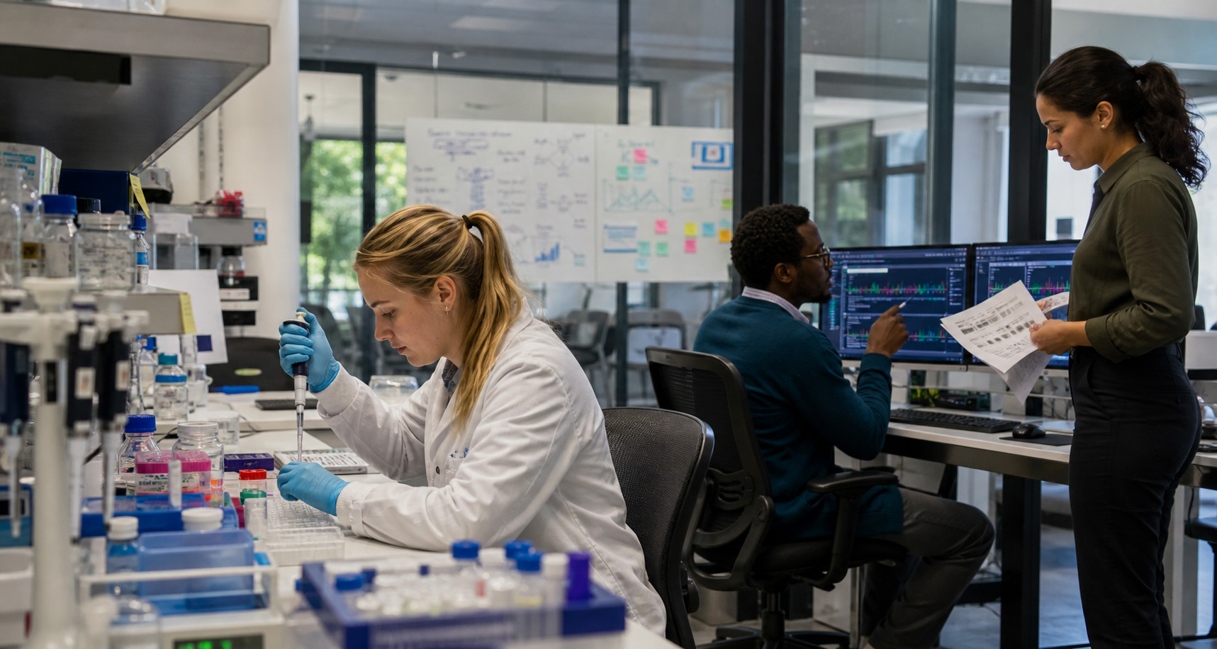 Crossilico team connecting molecular biology experiments with computational design review