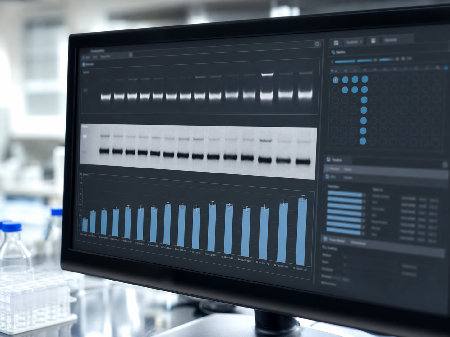 Expression assay data screen for low-expression sequence rescue